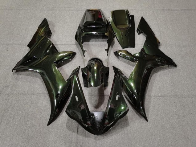 Forest Green & Gold 02-03 R1 Fairings Forest Green & Gold 02-03 R1 Fairings
