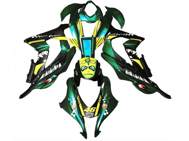Forest Green Shark 16-19 ZX10R Fairings Forest Green Shark 16-19 ZX10R Fairings