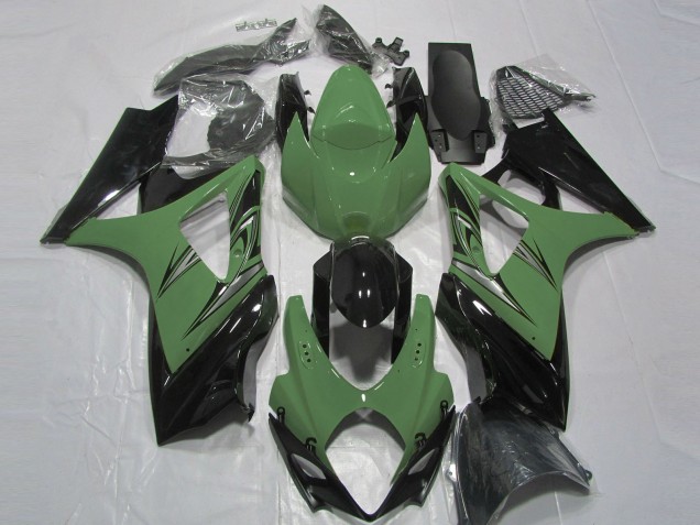 Forest Green and Black 07-08 GSXR 1000 Fairings Forest Green and Black 07-08 GSXR 1000 Fairings