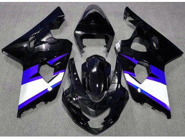 Gloss Black & Blue 04-05 GSXR 600-750 Fairings