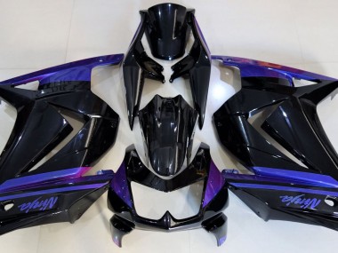 Gloss Black & Blue 08-12 Ninja 250 Fairings