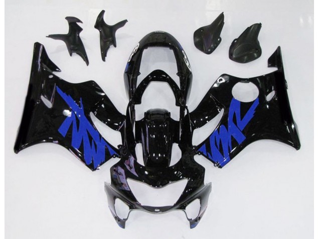 Gloss Black & Blue 99-00 CBR600 F4 Fairings Gloss Black & Blue 99-00 CBR600 F4 Fairings