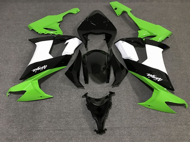 Gloss Black & Green 08-10 ZX10R Fairings Gloss Black & Green 08-10 ZX10R Fairings