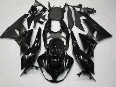 Gloss Black Matte 09-12 ZX6R Fairings