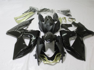 Gloss Black Matte Silver 09-16 GSXR 1000 Fairings
