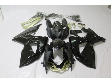 Gloss Black Matte Silver 09-16 GSXR 1000 Fairings