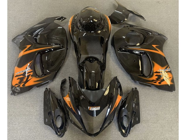 Gloss Black & Orange 08-20 GSXR 1300 Hayabusa Fairings Gloss Black & Orange 08-20 GSXR 1300 Hayabusa Fairings