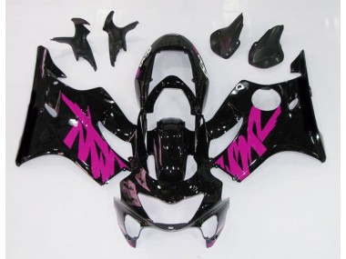 Gloss Black & Pink 99-00 CBR600 F4 Fairings