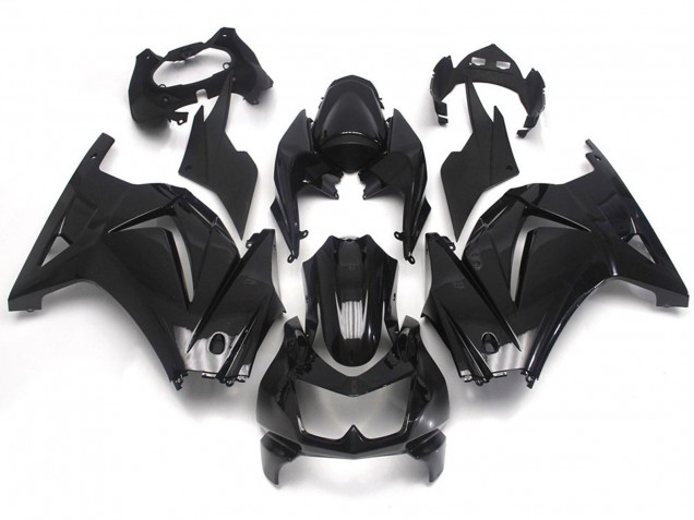 Gloss Black Plain 08-12 Ninja 250 Fairings
