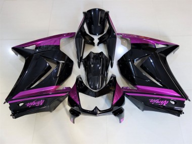 Gloss Black & Purple 08-12 Ninja 250 Fairings