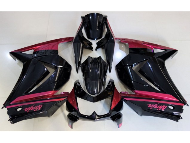 Gloss Black & Red 08-12 Ninja 250 Fairings Gloss Black & Red 08-12 Ninja 250 Fairings