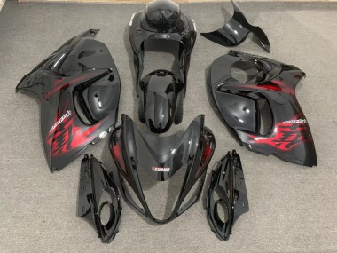 Gloss Black & Red 08-20 GSXR 1300 Hayabusa Fairings