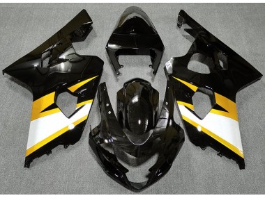 Gloss Black & Yellow 04-05 GSXR 600-750 Fairings