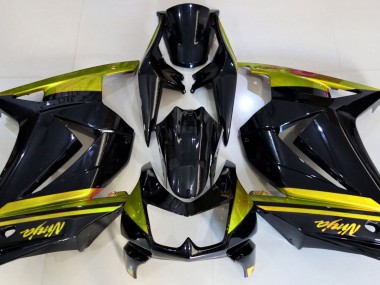 Gloss Black & Yellow 08-12 Ninja 250 Fairings