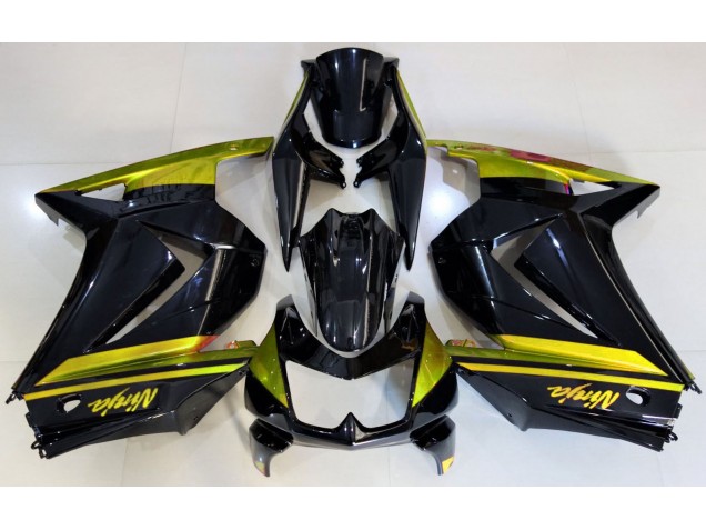Gloss Black & Yellow 08-12 Ninja 250 Fairings