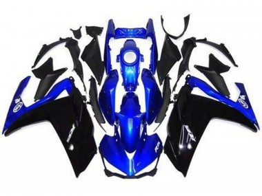 Gloss Black and Blue 15-18 R3 Fairings