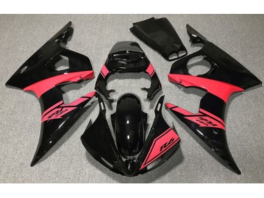 Gloss Black and Red 03-04 R6 Fairings