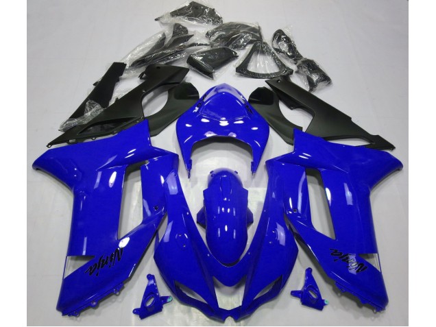 Gloss Blue 07-08 ZX6R Fairings Gloss Blue 07-08 ZX6R Fairings