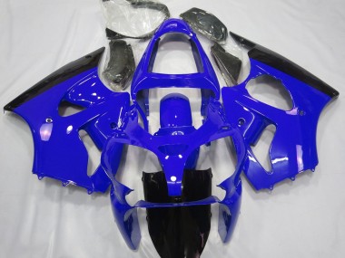 Gloss Blue & Black 00-02 ZX6R Fairings