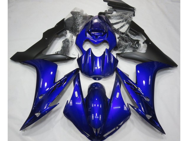 Gloss Blue & Black 04-06 R1 Fairings