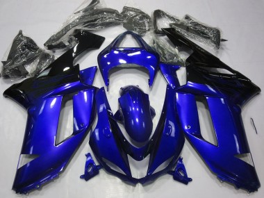 Gloss Blue & Black 07-08 ZX6R Fairings