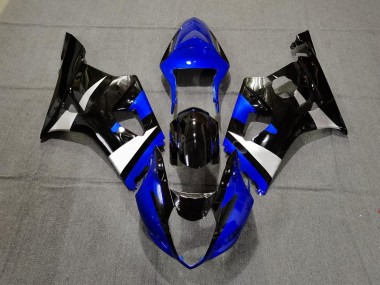 Gloss Blue Black and Silver 03-04 GSXR 1000 Fairings
