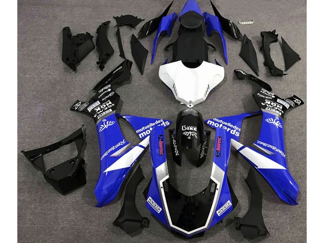 Gloss Blue Logo Style 15-19 R1 Fairings