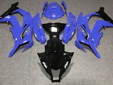 Gloss Blue & Logos 11-15 ZX10R Fairings