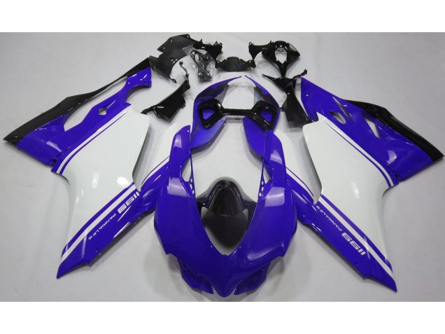 Gloss Blue White and Black 11-14 Ducati 1199 Fairings Gloss Blue White and Black 11-14 Ducati 1199 Fairings