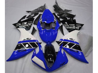 Gloss Blue White and Black 12-14 R1 Fairings