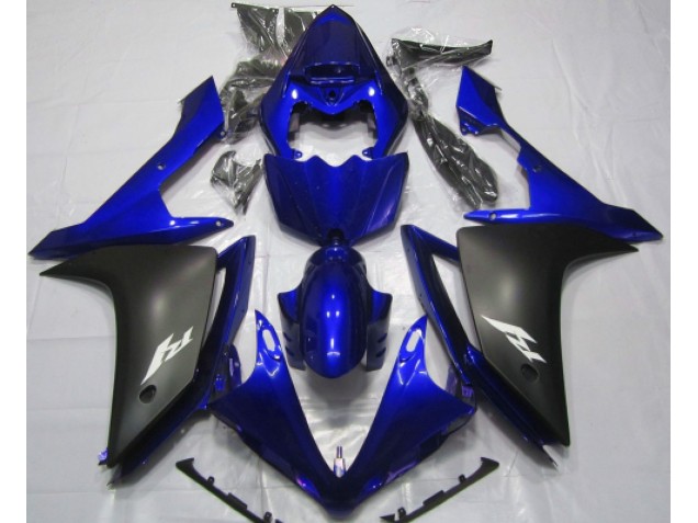 Gloss Blue and Black 07-08 R1 Fairings