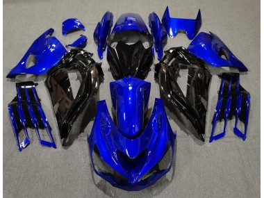 Gloss Blue and Black 12-21 ZX14R Fairings