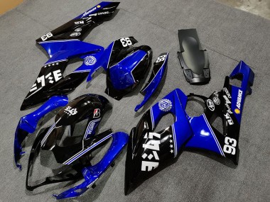 Gloss Blue and Black Custom 05-06 GSXR 1000 Fairings