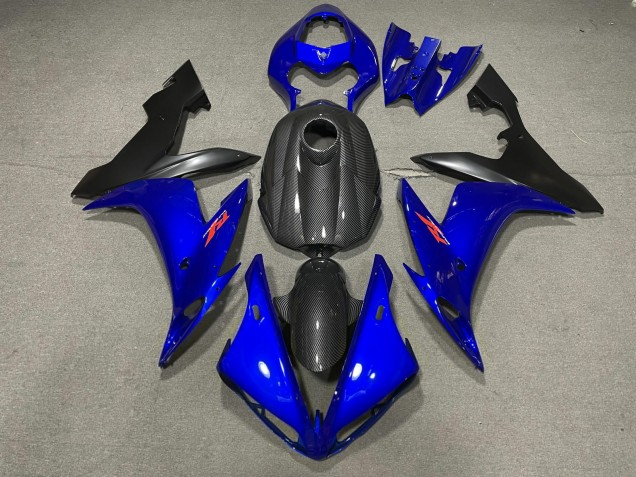 Gloss Blue and Carbon Fiber Style 04-06 R1 Fairings Gloss Blue and Carbon Fiber Style 04-06 R1 Fairings