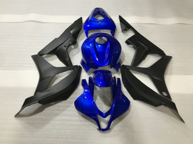 Gloss Blue and Matte Black 07-08 CBR600RR Fairings