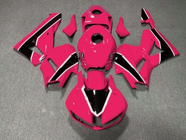 Gloss Bright Pink and Black 13-23 CBR600RR Fairings
