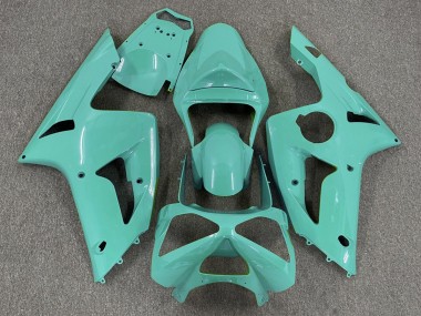 Gloss Cyan Plain 03-04 ZX6R Fairings
