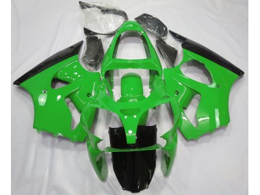 Gloss Green & Black 00-02 ZX6R Fairings