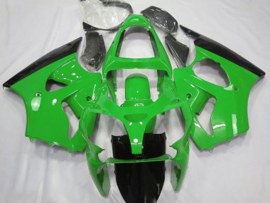 Gloss Green & Black 00-02 ZX6R Fairings