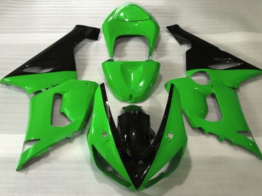 Gloss Green & Black 05-06 ZX6R Fairings