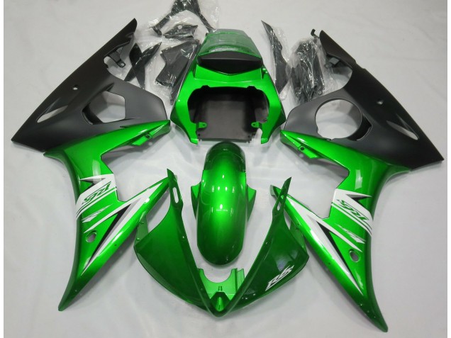 Gloss Green & White 05 R6 Fairings Gloss Green & White 05 R6 Fairings