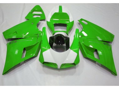 Gloss Green & White 93-05 Ducati 996 748 916 998 Fairings