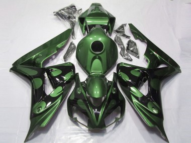Gloss Green and Black 06-07 CBR1000RR Fairings