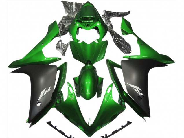 Gloss Green and Black 07-08 R1 Fairings Gloss Green and Black 07-08 R1 Fairings