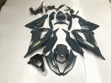 Gloss Grey 13-18 ZX6R Fairings