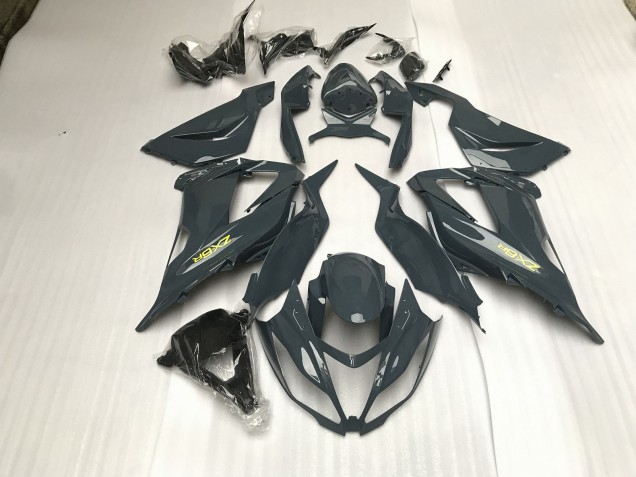 Gloss Grey 13-18 ZX6R Fairings Gloss Grey 13-18 ZX6R Fairings