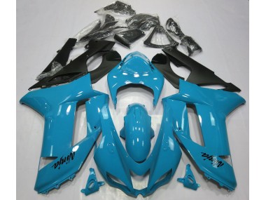 Gloss Light Blue 07-08 ZX6R Fairings