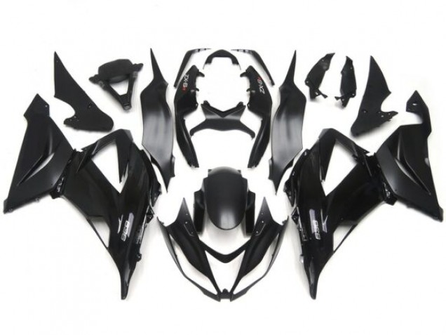 Gloss / Matte Black Plain Slick Decals 13-18 ZX6R Fairings Gloss / Matte Black Plain Slick Decals 13-18 ZX6R Fairings