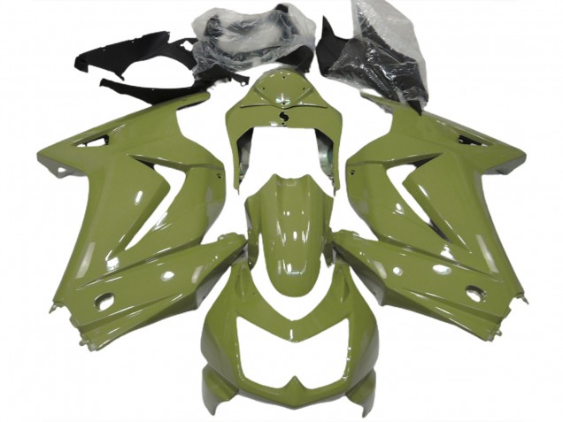 Gloss Olive 08-12 Ninja 250 Fairings Gloss Olive 08-12 Ninja 250 Fairings