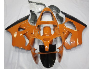 Gloss Orange & Black 00-02 ZX6R Fairings